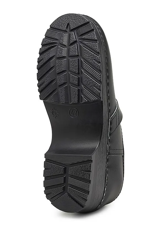 Gevavi Boston Gesloten Schoenklomp PU Zwart