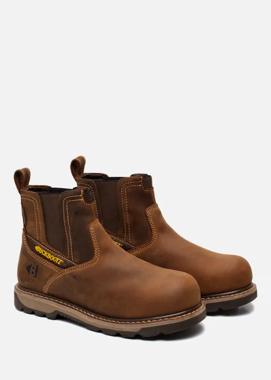 Buckbootz B1180 Instapper SB Donkerbruin