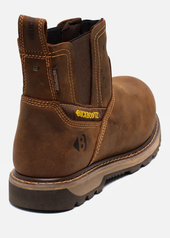Buckbootz B1180 Instapper SB Donkerbruin