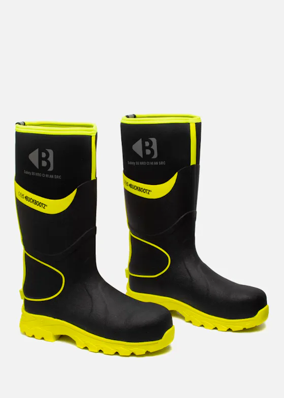 Buckbootz BBZ8000 S5 Werklaars Zwart/Geel