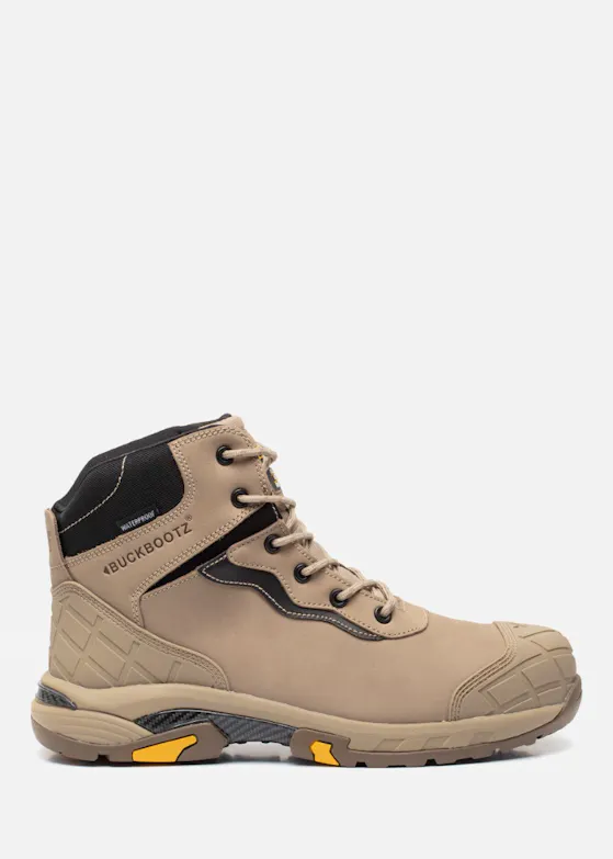 Buckbootz BLITZ Middelhoge Werkschoen S7S Stone