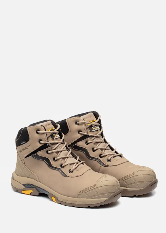 Buckbootz BLITZ Middelhoge Werkschoen S7S Stone