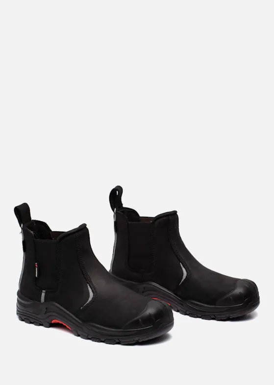 Buckbootz NKZ101 S3 Instapper Zwart
