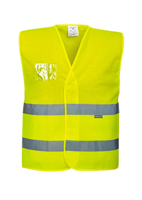 Portwest C494 Meshvest Half Hi-Vis Reflecterend Regular Fit