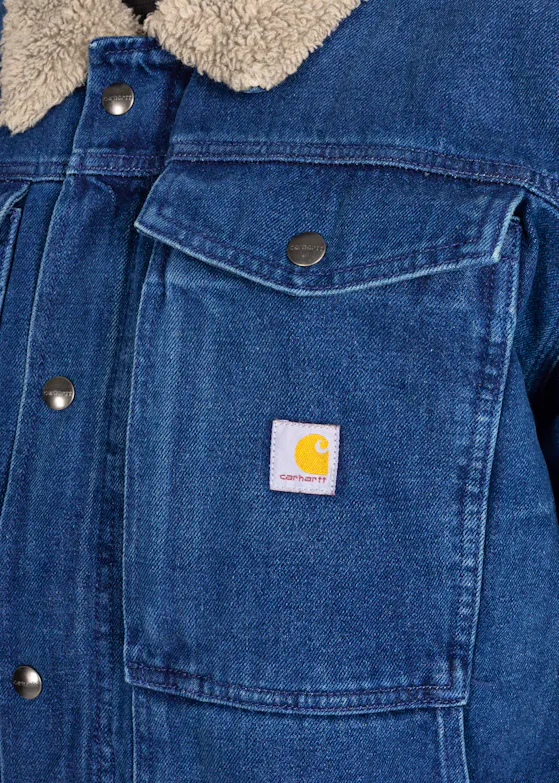Carhartt Relaxed Fit Denim Sherpa-Lined Jacket 106323