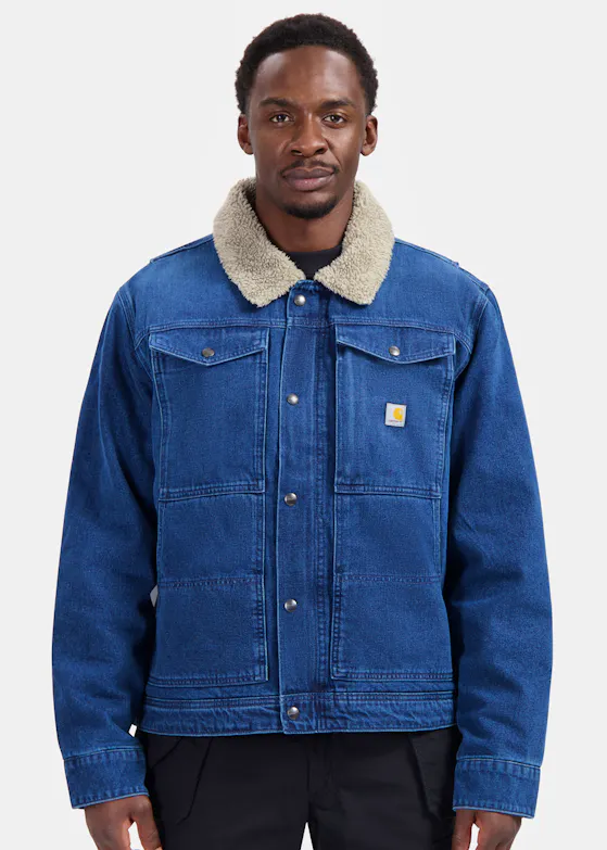 Carhartt Relaxed Fit Denim Sherpa-Lined Jacket 106323