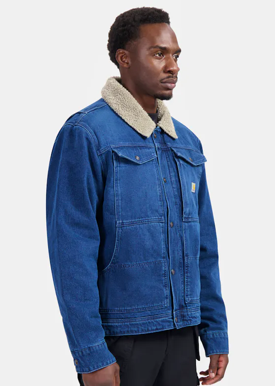 Carhartt Relaxed Fit Denim Sherpa-Lined Jacket 106323
