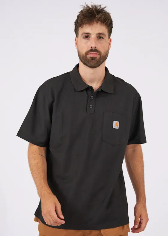 Carhartt Force Delmont 103569 Poloshirt Cotton Pocket Relaxed Fit