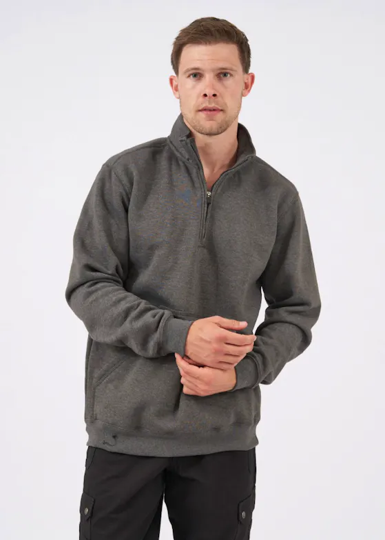 Carhartt Loose Fit Midweight Quarter Zip Mock Neck Sweatshirt