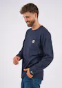 Carhartt TK4617 M T-shirt Long-Sleeve Pocket Force Midweight Relaxed Fit miniatuur