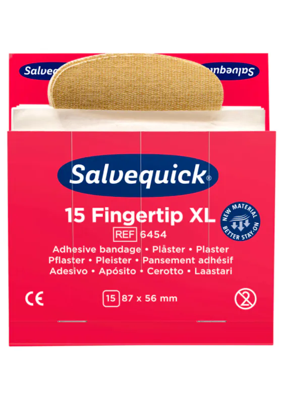 Cederroth Salvequick Extra Grote Vingertoppleisters (9669762)