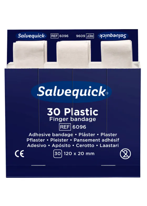 Cederroth Salvequick Plastic Vingerverband 30 stuks (13223758)