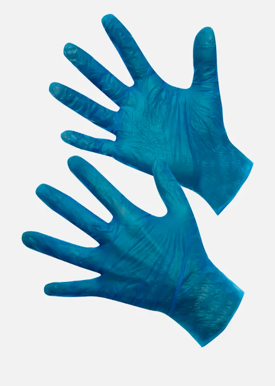 CMT Handschoenen Vinyl Poedervrij Blauw (1.000 stuks)
