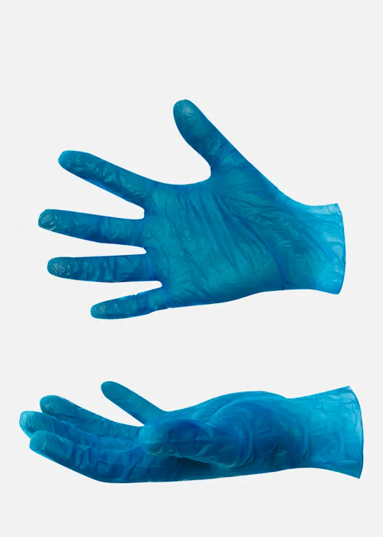 CMT Handschoenen Vinyl Poedervrij Blauw (1.000 stuks)