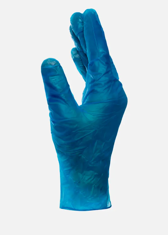 CMT Handschoenen Vinyl Poedervrij Blauw (1.000 stuks)