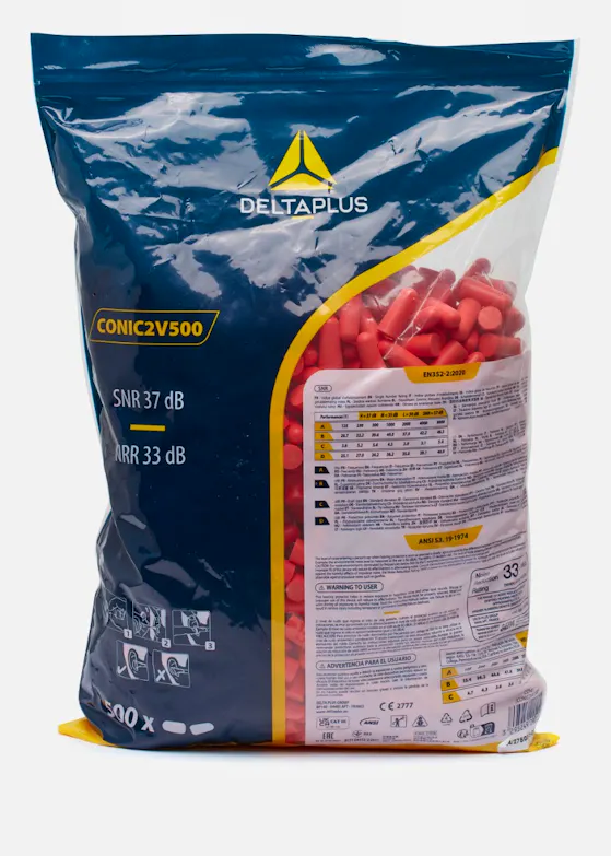 Delta Plus Conic2V Oordoppen (500 stuks)