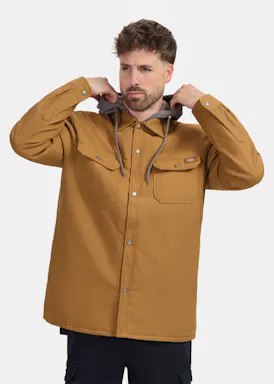 Dickies DK0A4XTI Fleece Hooded Duck Shirt Jack Relaxed