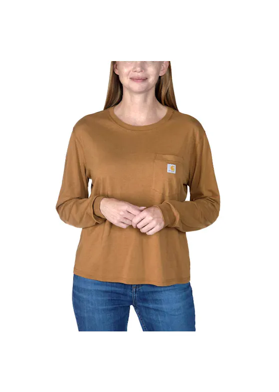 Carhartt 106121 T-Shirt Lightweight L/S Pocket Comfort Fit