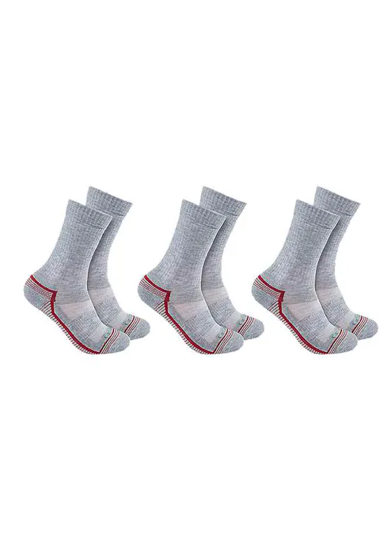 Carhartt Force Midweight Crew Sock 3 Pack SC6423W