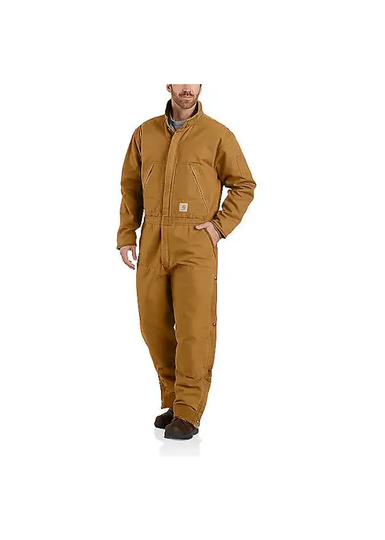 Carhartt Washed Duck 104396 Coverall Insulated Comfort Fit