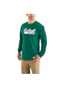 Carhartt Script Graphic 105612 T-Shirt L/S Comfort Fit miniatuur