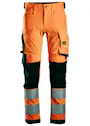 Snickers High-Vis, Klasse 2 - Stretch Trousers 6343 miniatuur