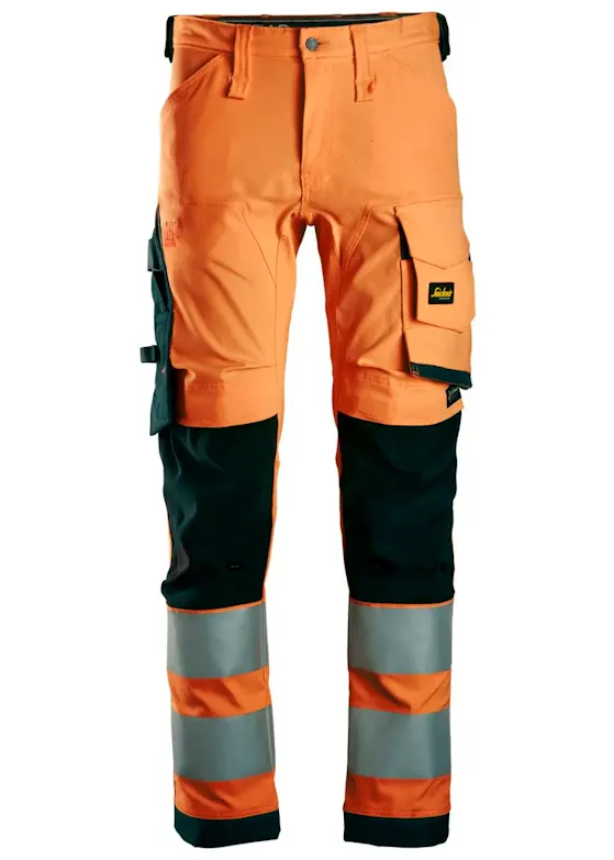 Snickers High-Vis, Klasse 2 - Stretch Trousers 6343