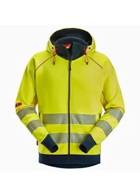 Snickers ProtecWork 2866 Hoodie High-Vis Klasse 3/2 Vlamboog Rits Antistatisch