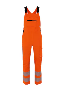 Sioen B-Tommel 7413A2OAAFC1 Bib & Brace Broek Stretch High-vis