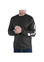 Carhartt Sleeve Logo EK231 T-Shirt L/S Comfort Fit miniatuur