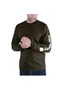 Carhartt Sleeve Logo EK231 T-Shirt L/S Comfort Fit miniatuur