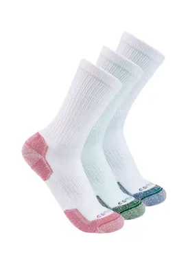 Carhartt Midweight Cotton Blend Crew Sock 3 Pair SC2823W