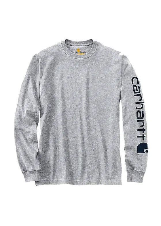 Carhartt Sleeve Logo EK231 T-Shirt L/S Comfort Fit