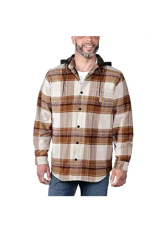 Carhartt 105938 Overhemden Sherpa-Lined Flannel Stretch