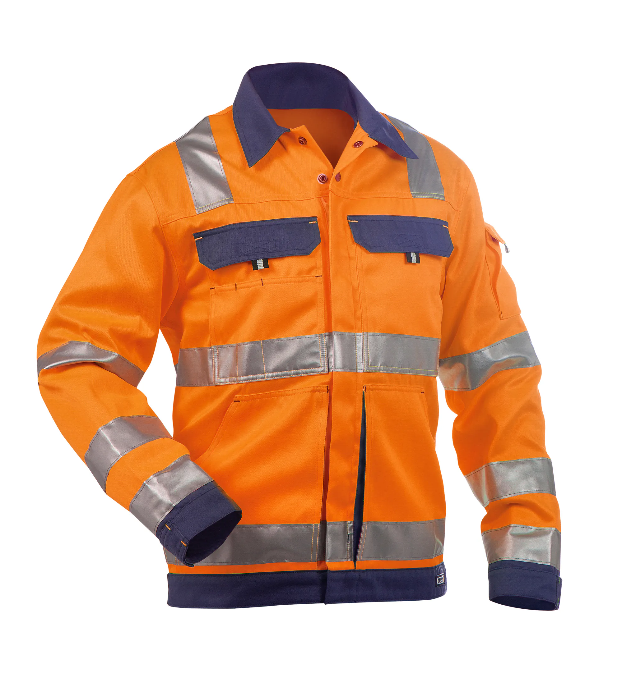 Oranje/marineblauw