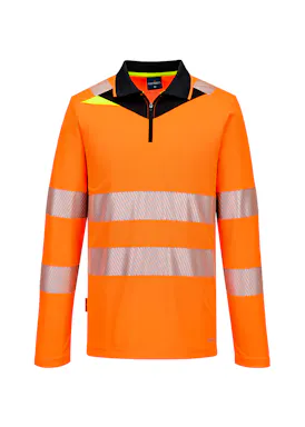 Portwest DX4 Poloshirt DX419 Hi-Vis Lange Mouw Reflecterend UV-bescherming