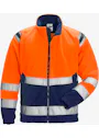 Fristads High Vis Fleecejack Winddicht Klasse 3 4041 FE miniatuur