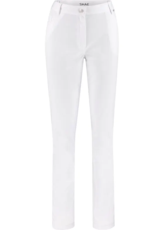 SHAE Care Dames Pantalon slim-fit Ella wit 20261A