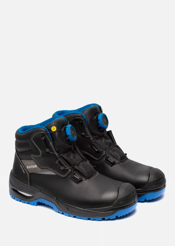 Elten Stefano XXSG BOA® Mid ESD S3 Zwart/Blauw