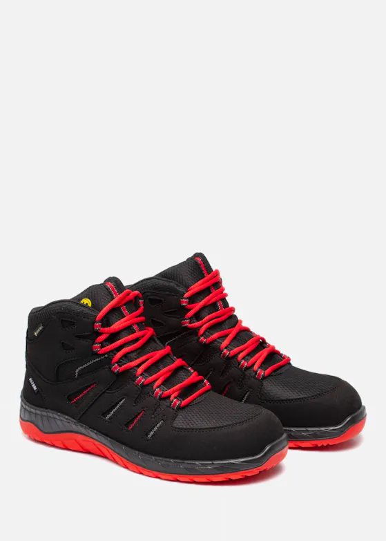 Elten Maddox GTX W Black-Red Mid ESD S3 CI