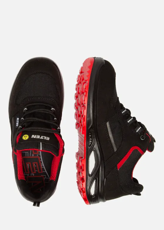 Elten Hannah XXTL Laag ESD S3 Zwart/Rood