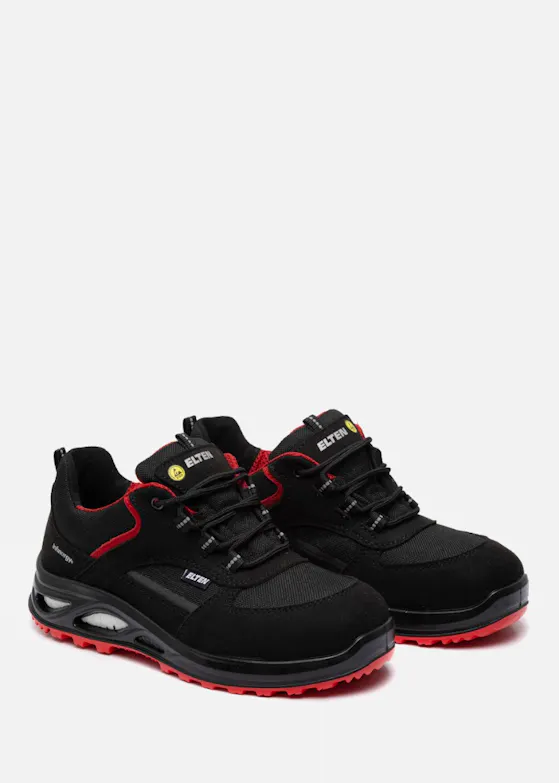Elten Hannah XXTL Laag ESD S3 Zwart/Rood