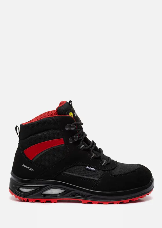Elten Hannah XXTL Halfhoog ESD S3 Zwart/Rood
