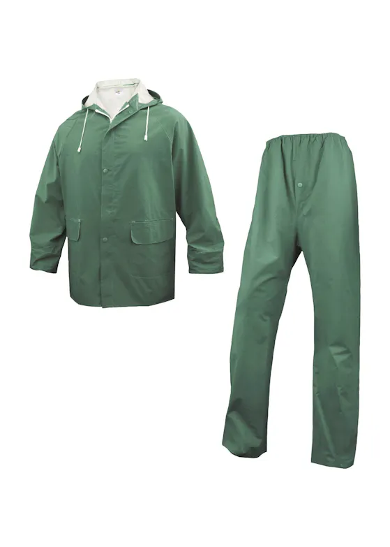 Delta Plus Regenpak van Polyester met Dubbel-Zijdige Pvc Coating