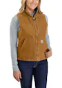 Carhartt 104224 Sherpa Lined Mock Neck Vest Comfort Fit Dames miniatuur