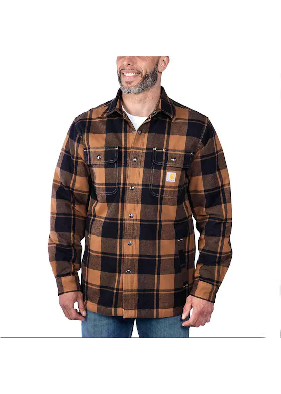 Carhartt 105939 Overhemden Sherpa-Lined Flannel Comfort Fit