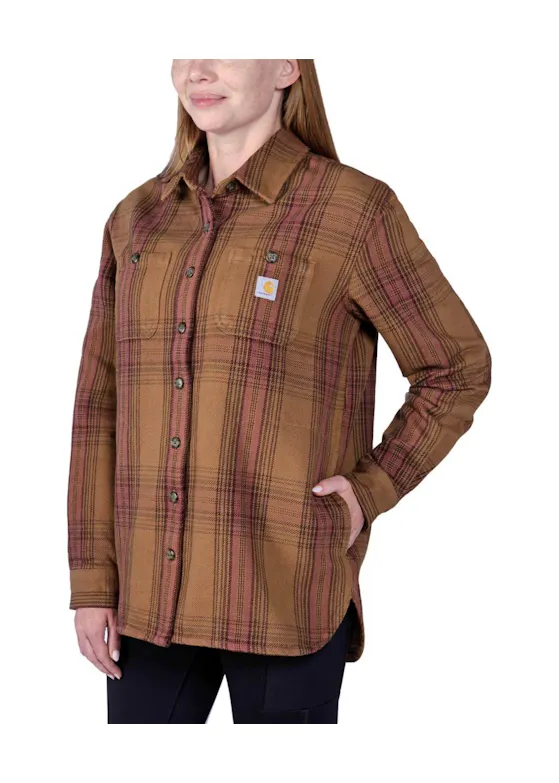 Carhartt 105991 Overhemden Twill L/S Plaid Comfort Fit