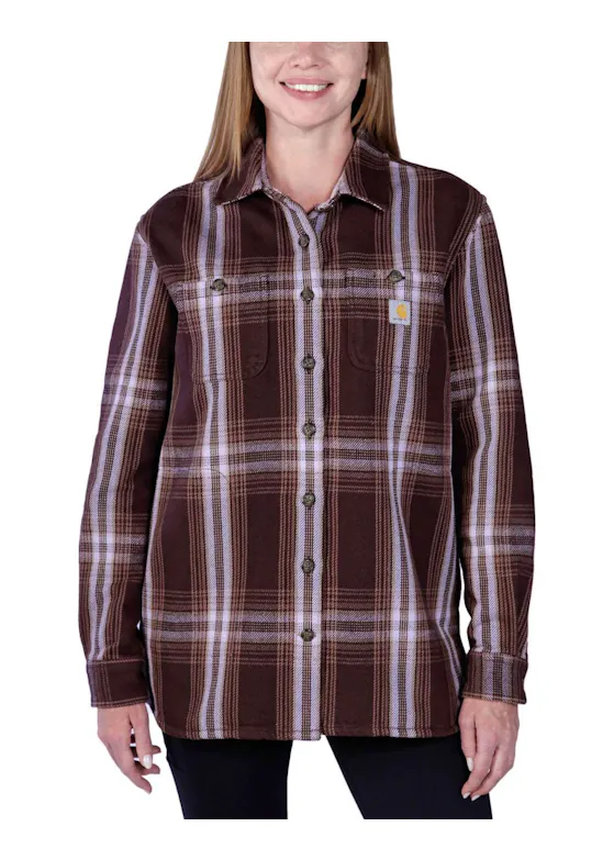 Carhartt 105991 Overhemden Twill L/S Plaid Comfort Fit
