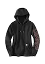 Carhartt Rain Defender 105996 Sweatshirt Hooded Verwarmd Comfort Fit Dames miniatuur