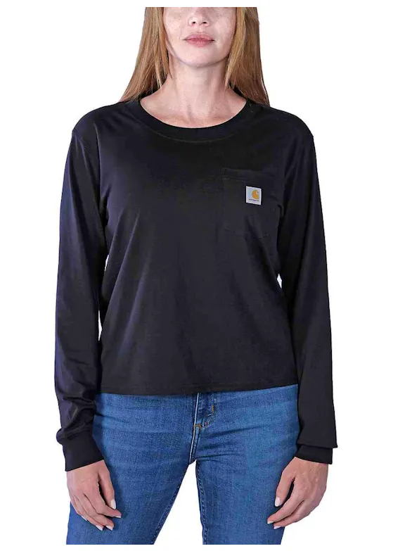 Carhartt 106121 T-Shirt Lightweight L/S Pocket Comfort Fit